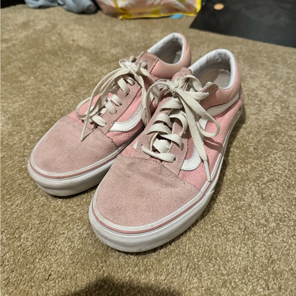 Vans pink sneakers size 7
